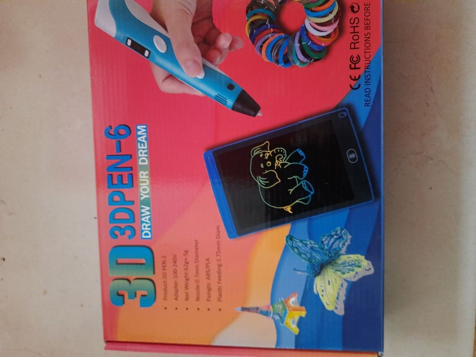3D 3д ручка Pen 6 пен 6 + електронний планшет  коврик пластик pen3  2