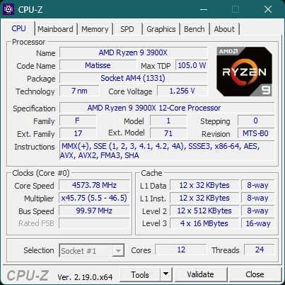Procesor AMD Ryzen 9 3900X box  + płyta główna MSI B450 Tomahawk MAX + chłodzenie AMD Wraith Prism RGB