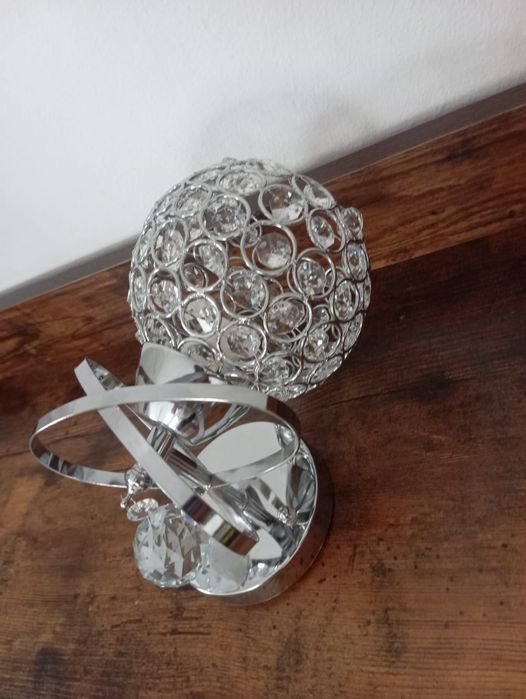 Nowoczesny kryształowy kinkiet ścienny