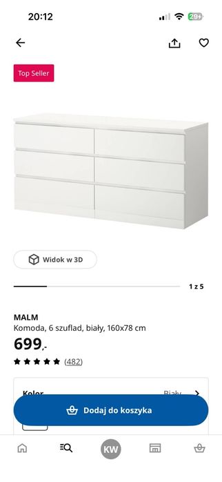 Komoda Malm IKEA