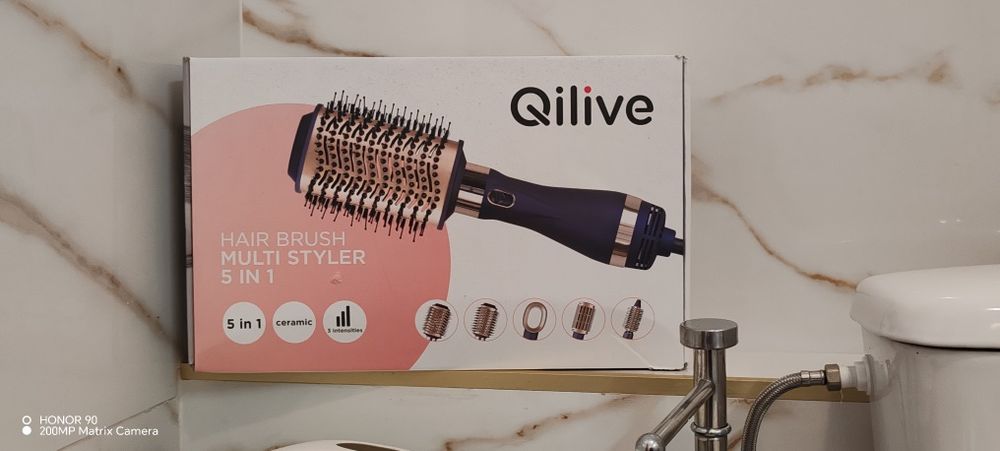 Qilive Hair Brush Multi Styler 5 em 1 - como nova
