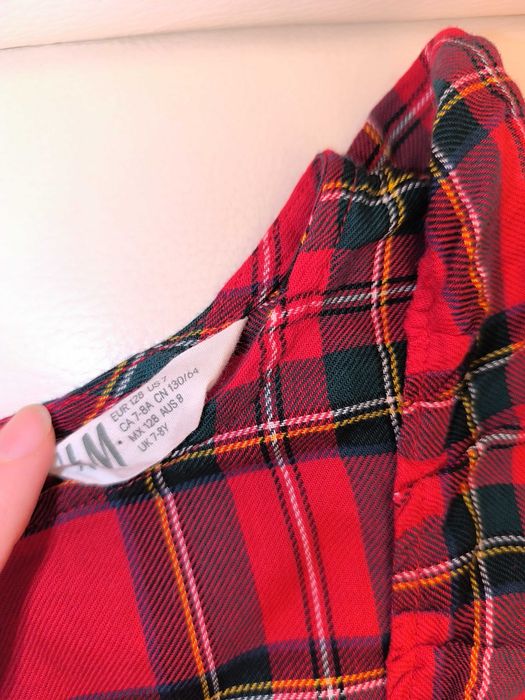 Sukienka na Boże Narodzenie, H&M, rozm. 128