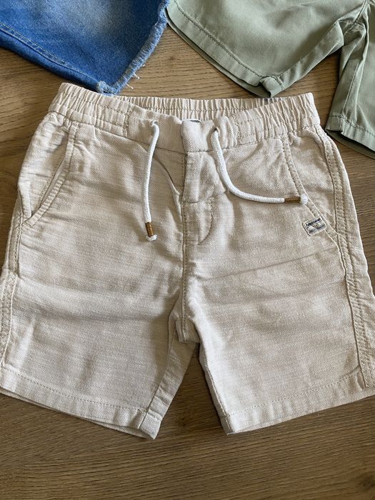 Krotkie spodenki chłopięce