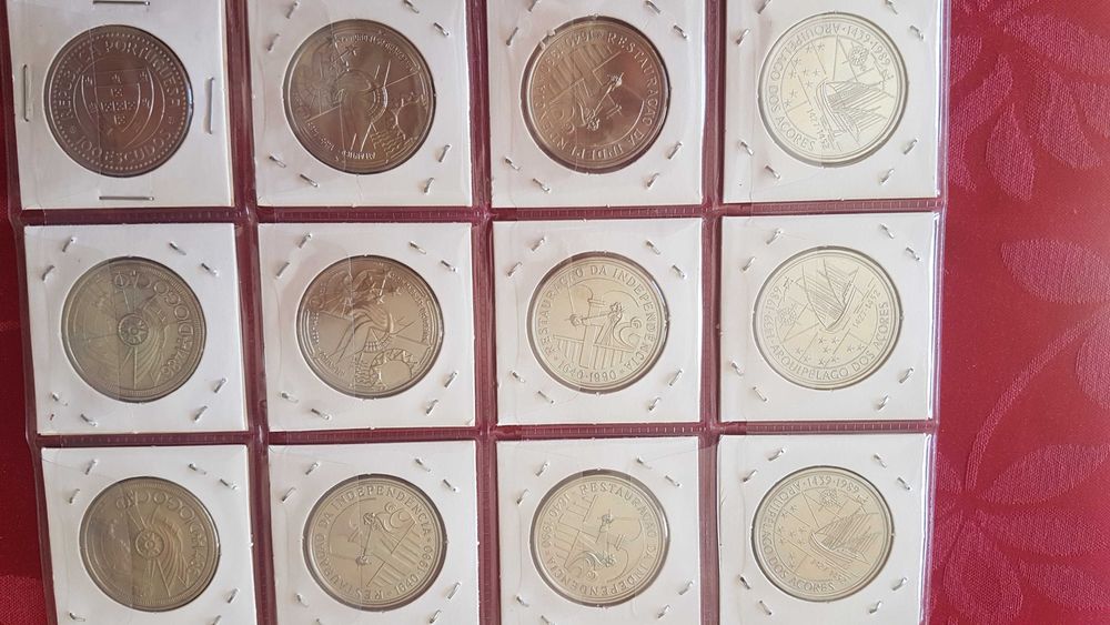 14  Moedas Comemorativas 100$00 Escudos