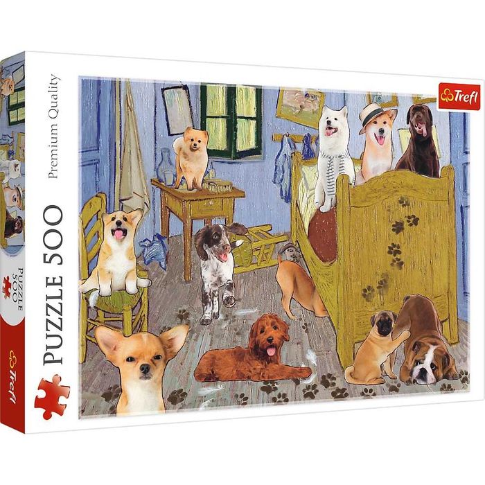 Trefl Puzzle 500 el. Pokój Van Gogha Psia rewolucja 37539