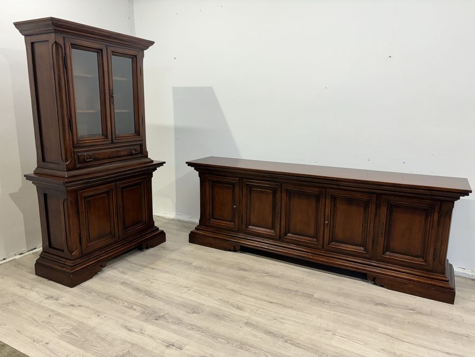 Komoda i witryna komplet do salonu/jadalni