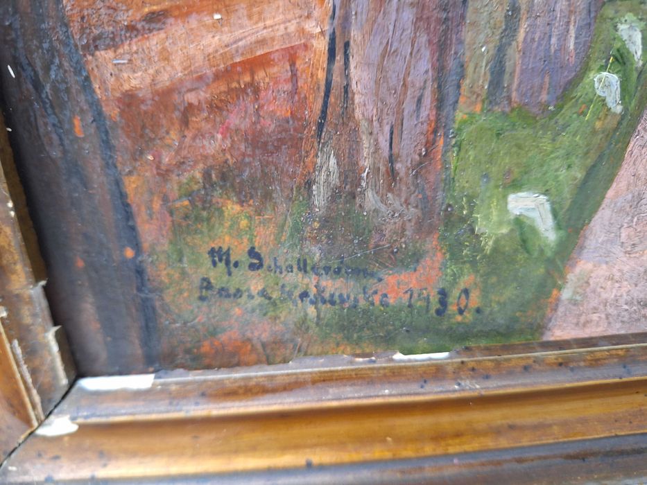 Stary obraz-leśniczówka pod Leżajskiem-1930r