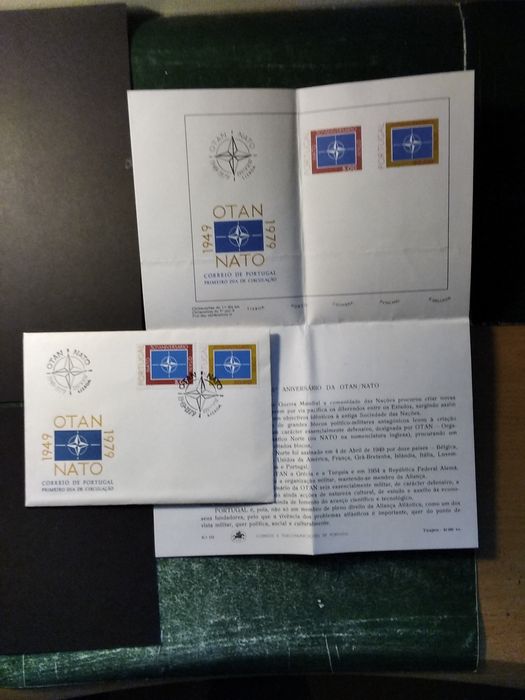 1979 FDC 30 Aniversário Da OTAN MNH **