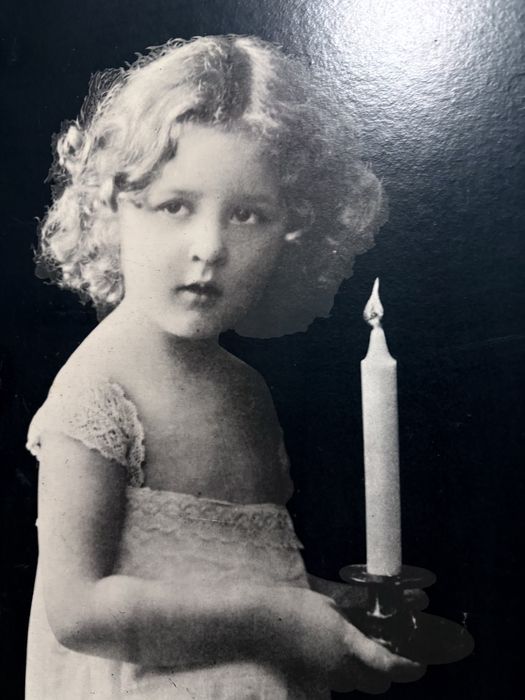 Grande antiga fotografia infantil - Postarte - Casa Portuguesa Lisboa