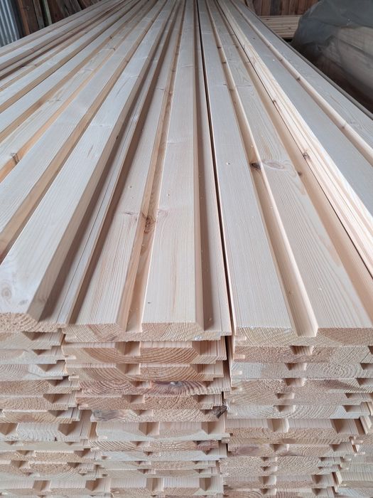 Deska szalówka, podbitka dwu stronna faza sosna, świerk, modrzew