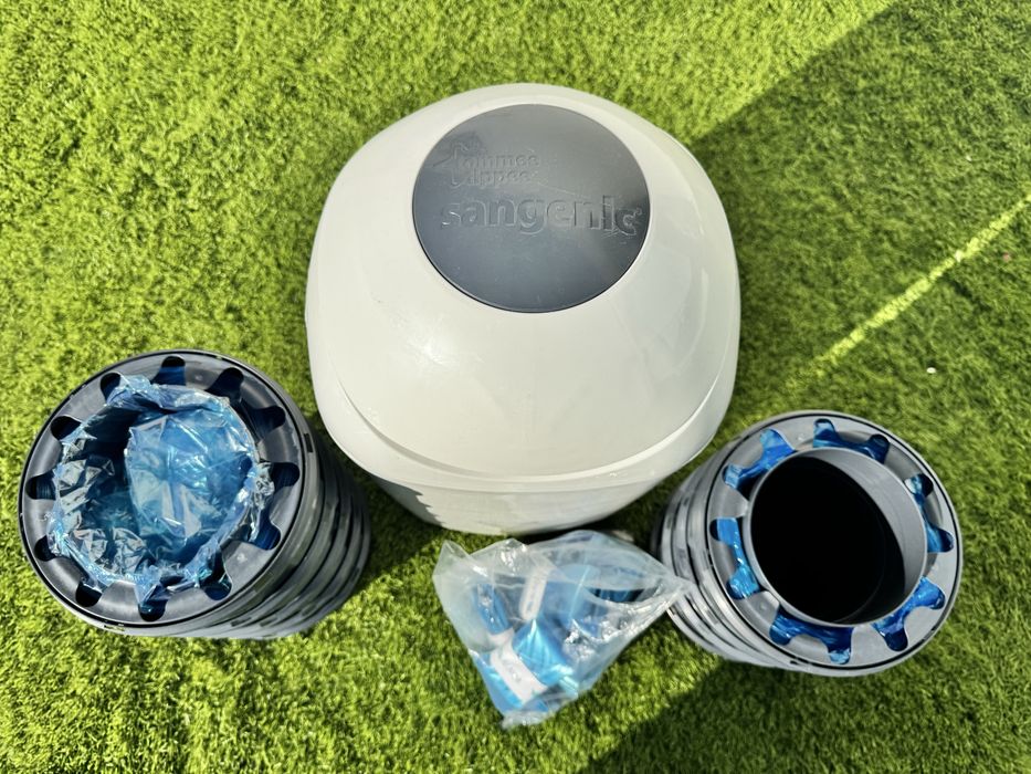 Balde Fraldas Tommee Tippee Sangenic + 9 Cartuchos + Recargas de Filme