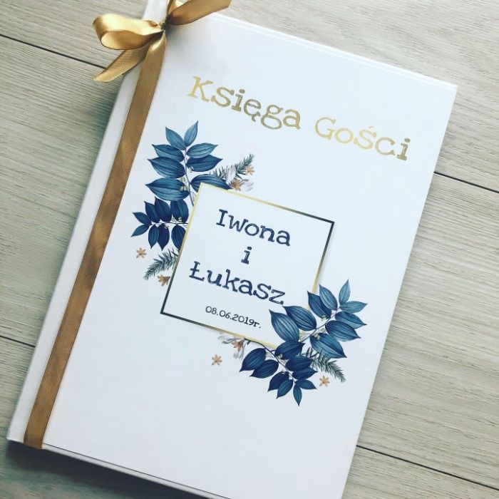 Księga Gości 80 kartek czarne Fotobudka
