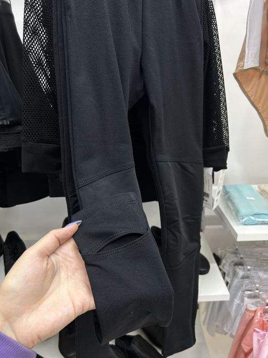 Лосины для гимнастики под пятку с усиленным коленом 116-170см хлопок