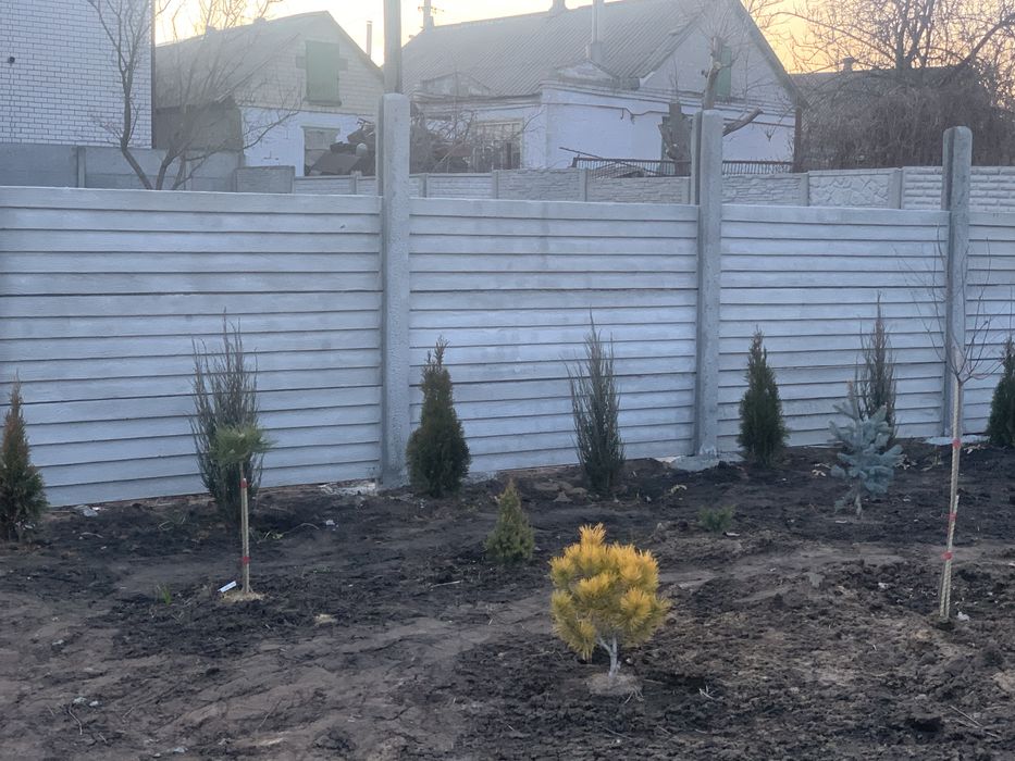 Еврозабор с установкой и доставкой  4 плиты+1 столб