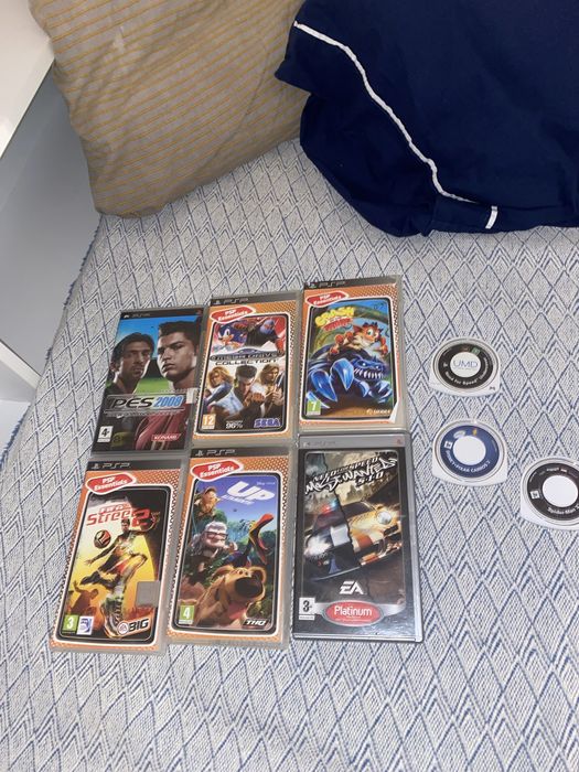 vendo 9 jogos para PlayStation Portable