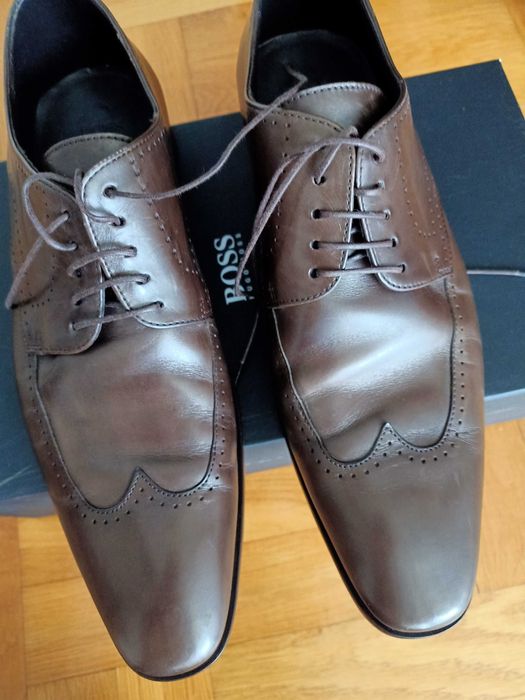 Półbuty męskie skórzane Hugo Boss w oryginalnym opakowaniu
