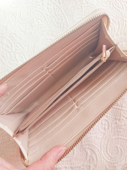 Carteira beige Parfois