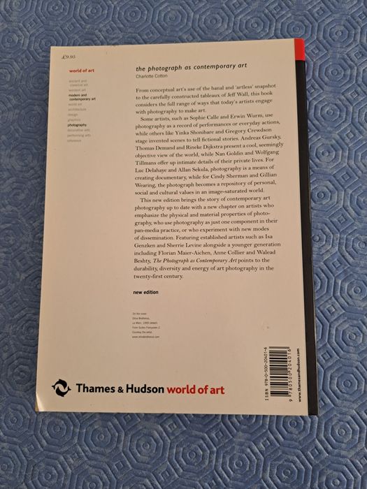 Livro The Photograph as Contemporary Art