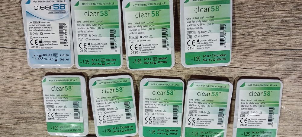 Контактні лінзи Clear 58 ClearLab