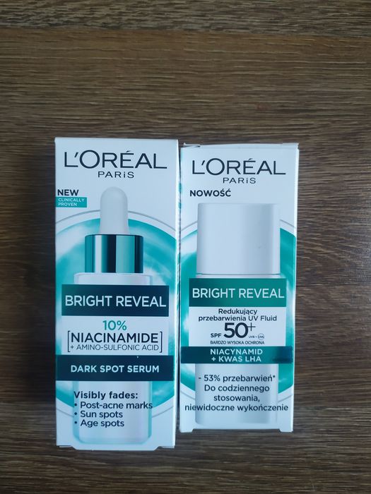Zestaw kremów L'Oreal bright reveal