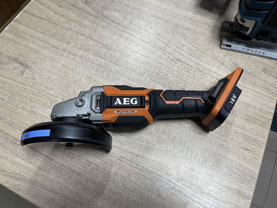AEG BEWS18-125BL / безщіткова болгарка АЕГ