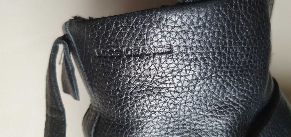 Botki premium Hugo Boss skóra naturalna