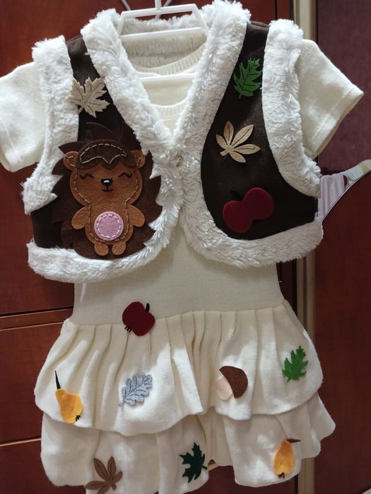 Костюм їжачка дівчинка