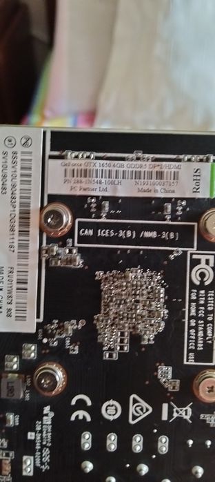 Gráfica GeForce GTX 1650 4Gb