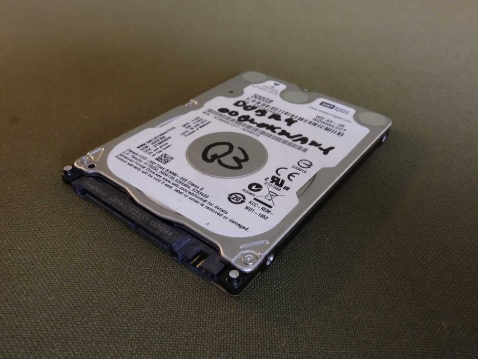 Dysk twardy 500 GB 2,5" Western Digital WD50000LUCT - używany sprawny