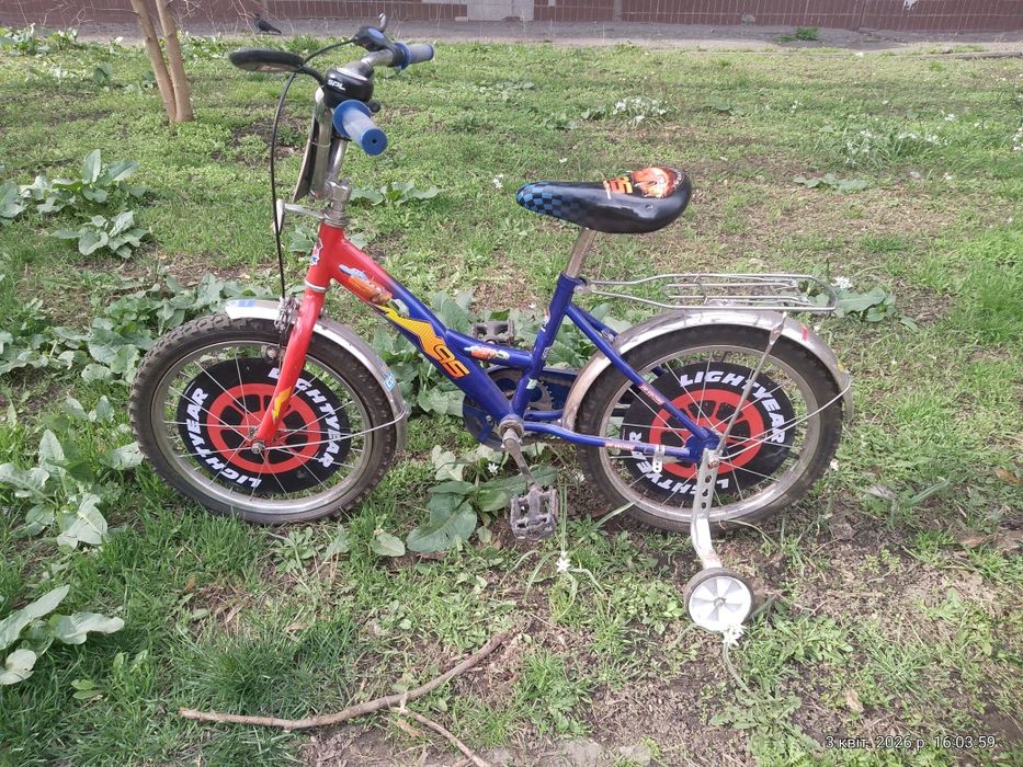 Велосипед двоколісний для хлопчика