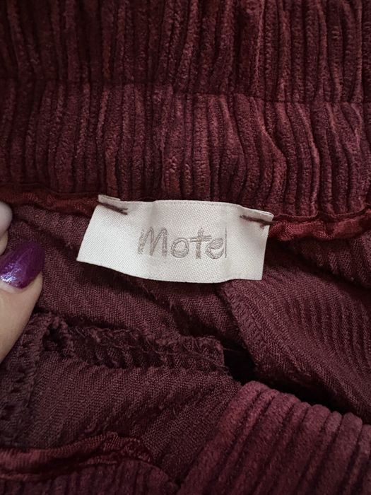 Spodnie Motel S/M bordo