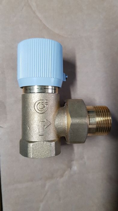 Zawór Nadmiarowo Upustowy, przebiciowy BYPASS Caleffi 3/4" Pompa ciepł