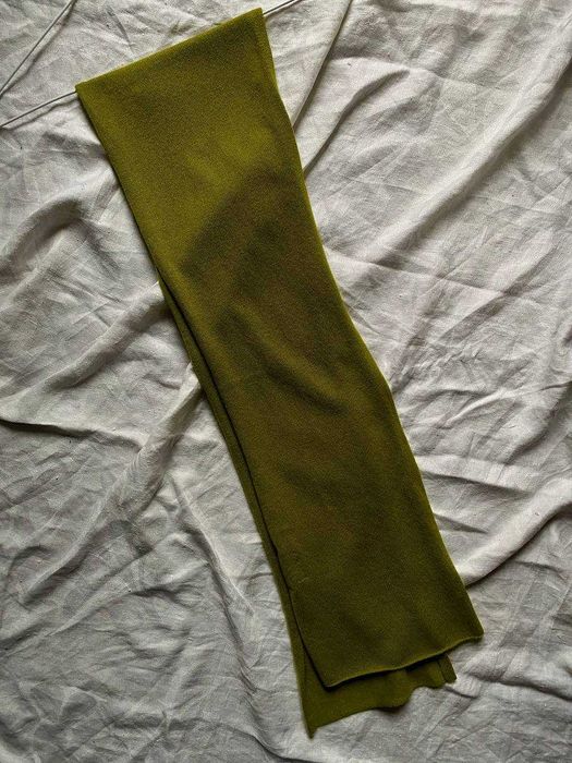 Теплий жіночий м'який зелений шарф Autograph зі 100% кашеміру