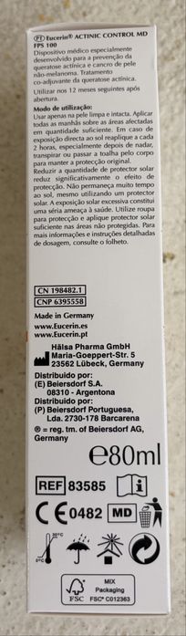 Eucerin Sun Actinic FPS100