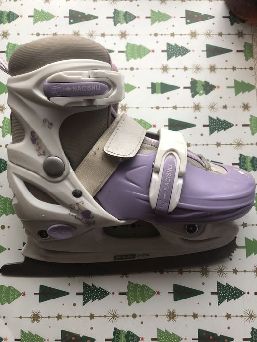 Łyżwy dla dziewczynki 30-33 regulowane