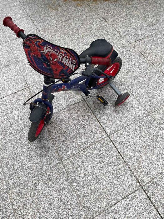 Bicicleta spiderman 3-5 anos