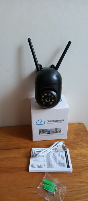 IP-камера з підтримкою Wi-Fi.
Особливості: Функція інтелектуально