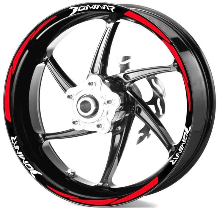 Наклейки на диски обода колеса BAJAJ Dominar Boxer GEON Loncin KTM