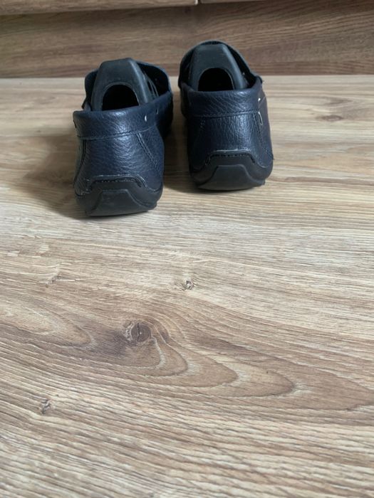 Макасини 41р шкіряні темно сині