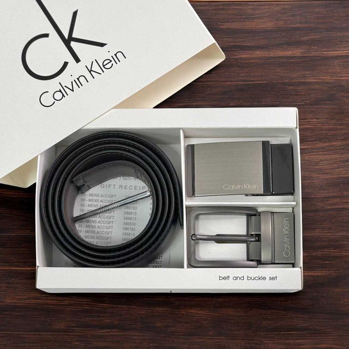 Ремінь CALVIN KLEIN, шкіряний ремінь Кельвін Кляйн, без передплати