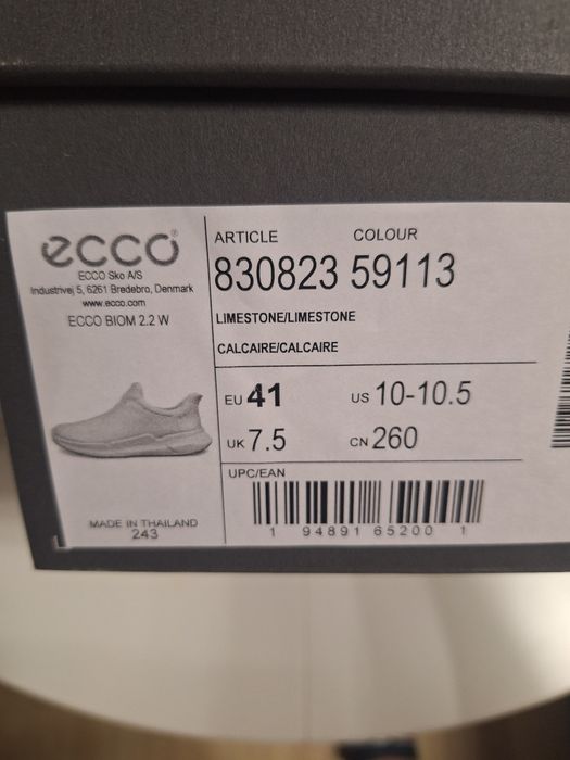 Nowe, nieużywane, buty ECCO BIOM 2.2 W