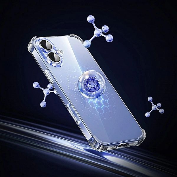 Etui Ugreen Bright Cushion CA101 na iPhone 16 Plus - przezroczyste