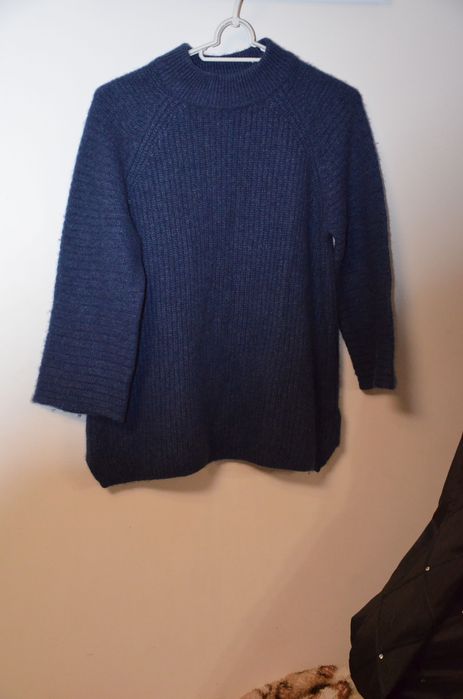 sweter 100% kaszmir mercer&madison granat