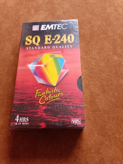 Kaseta VHS nowa, zafoliowana - 4 godz. nagrywania