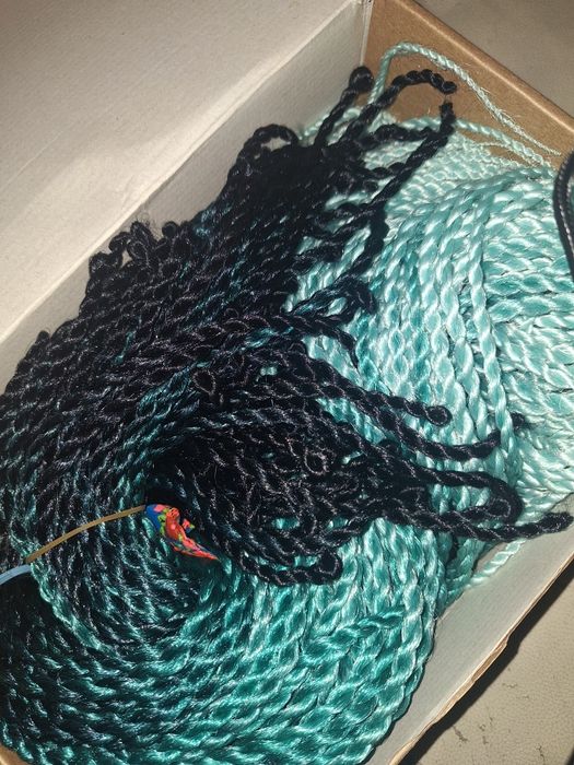 sztuczne warkoczyki z kanekalonu