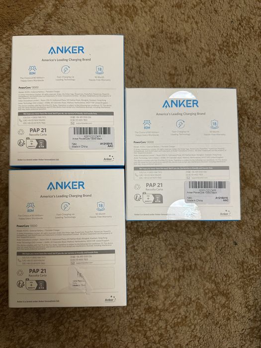 Anker павербанк 13000 powerCore a1215 iphone/samsung швидке заряджання