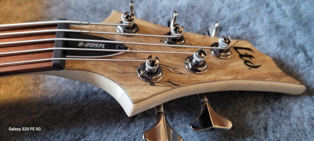 Baixo 5 cordas fretless!