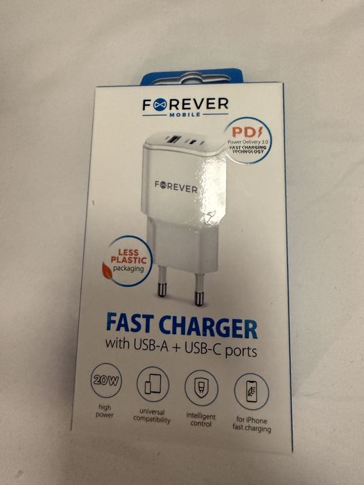 Ładowarka 20W usb c oraz a