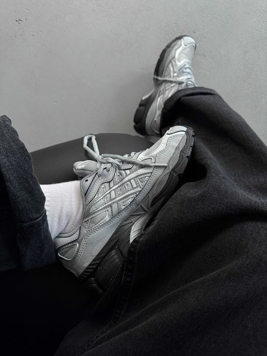‼️ НОВІ Кросівки Asics Gel-NYC Silver Black