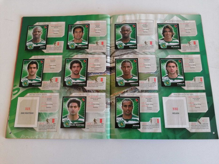 2 Cadernetas Panini Futebol 2005/06